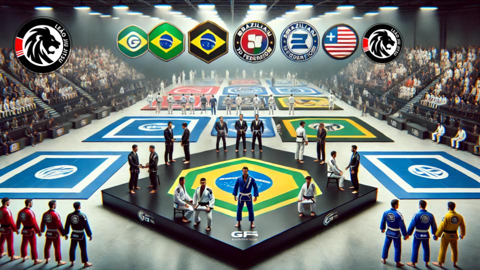 Quais são as principais federações de jiu-jitsu e suas regras?